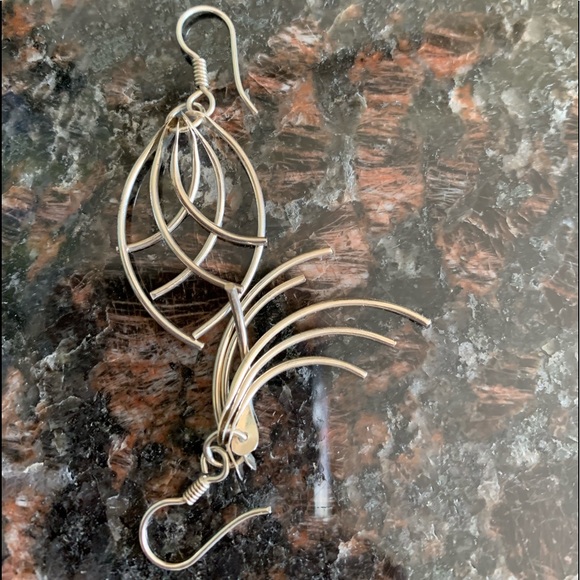 Silver Earrings Made in Mexico SS - Picture 6 of 8